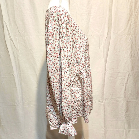 SHEIN Women's Floral Peplum Blouse NWT - Picture 7 of 12